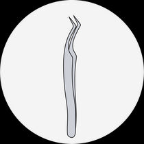 Eyelash tweezers