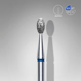 Diamond nail drill bit olive blue EXPERT head diameter 2,5 mm / working part 5 mm