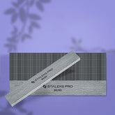 STALEKS Straight wide mineral nail file 80/80 grit (50 pcs)