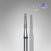 Mũi mài móng kim cương hình nón cụt EXPERT vạch xanh dương, đường kính đầu 1,8 mm, chiều dài đầu mài 8 mm