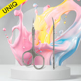Professional cuticle scissors Asymmetric UNIQ 30 TYPE 4