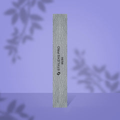 STALEKS Straight wide mineral nail file 80/80 grit (25 pcs)
