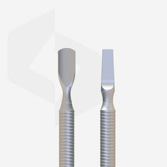 Empujador de manicura BEAUTY & CARE 30 TYPE 2 (empujador estrecho redondeado y hoja recta)