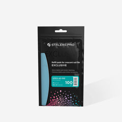 Limas desechables para lima de uñas en forma de media luna EXCLUSIVE 42 (50 piezas)