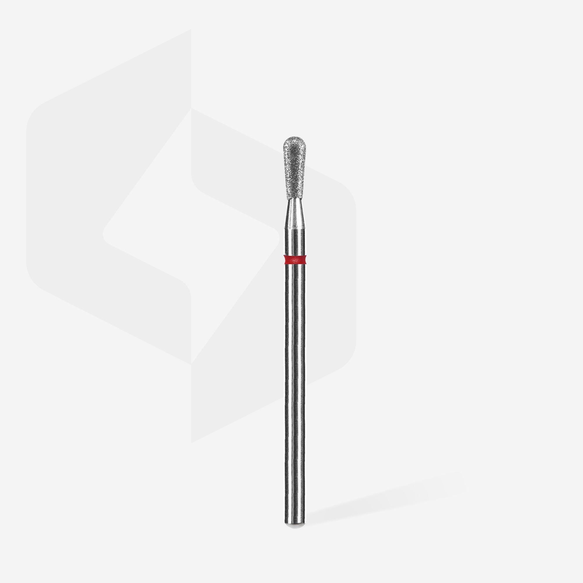 STALEKS EXPERT Diamond nail drill bit match red, head diameter 2,3 mm, working part 5 mm