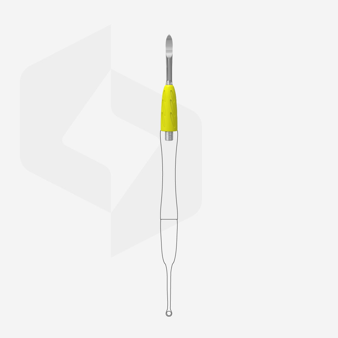 STALEKS UNIQ 19 Combo Working part of the pusher (nail cleaner pusher)