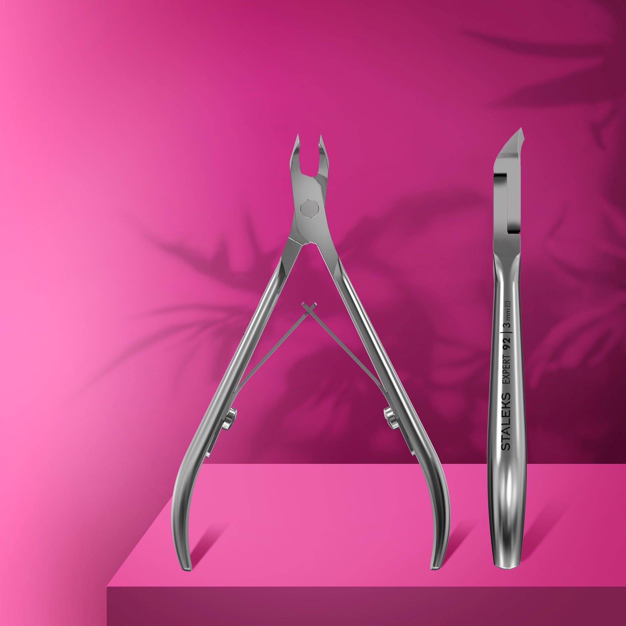 STALEKS EXPERT 92 Alicates profesionales para la piel, 3 mm