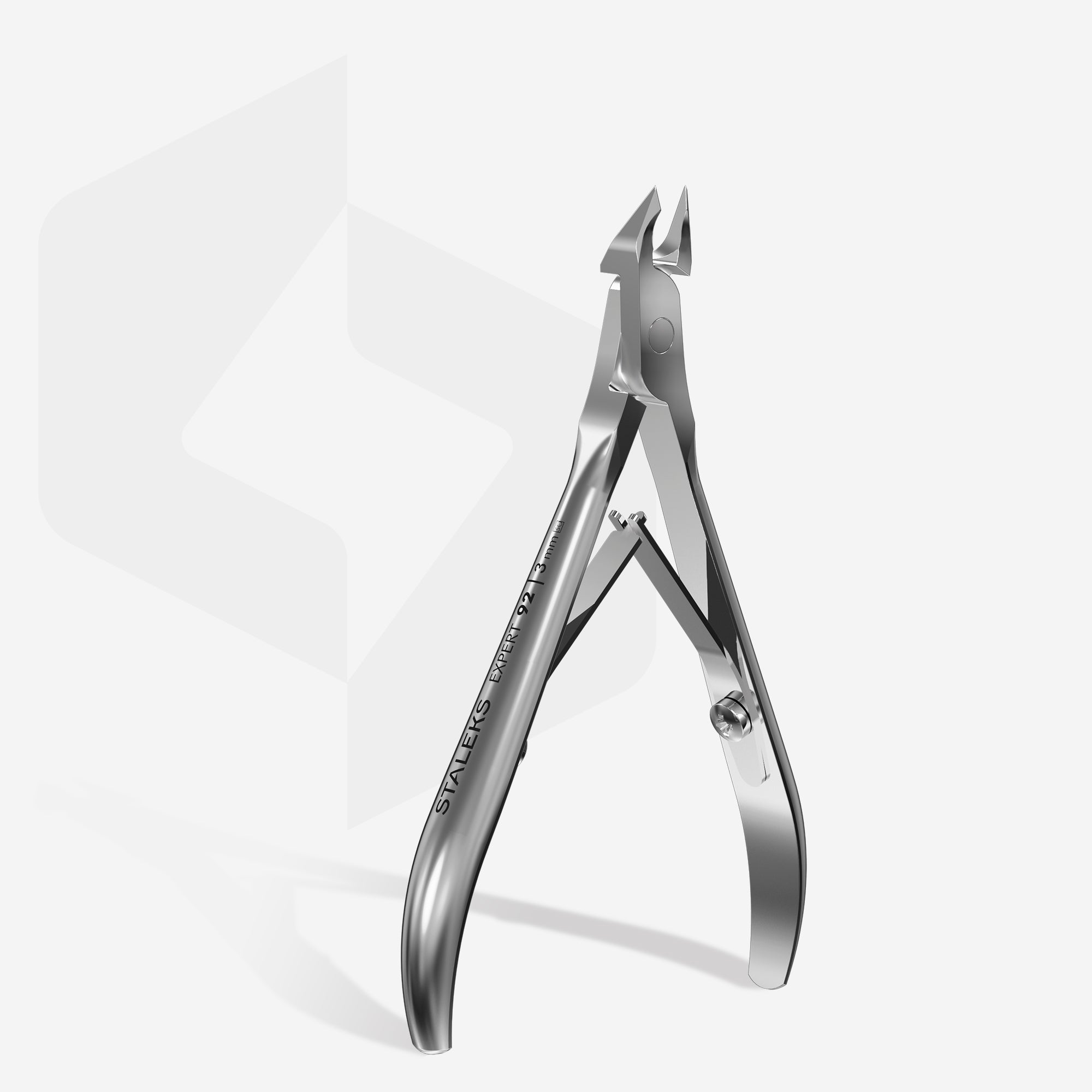 STALEKS EXPERT 92 Alicates profesionales para la piel, 3 mm