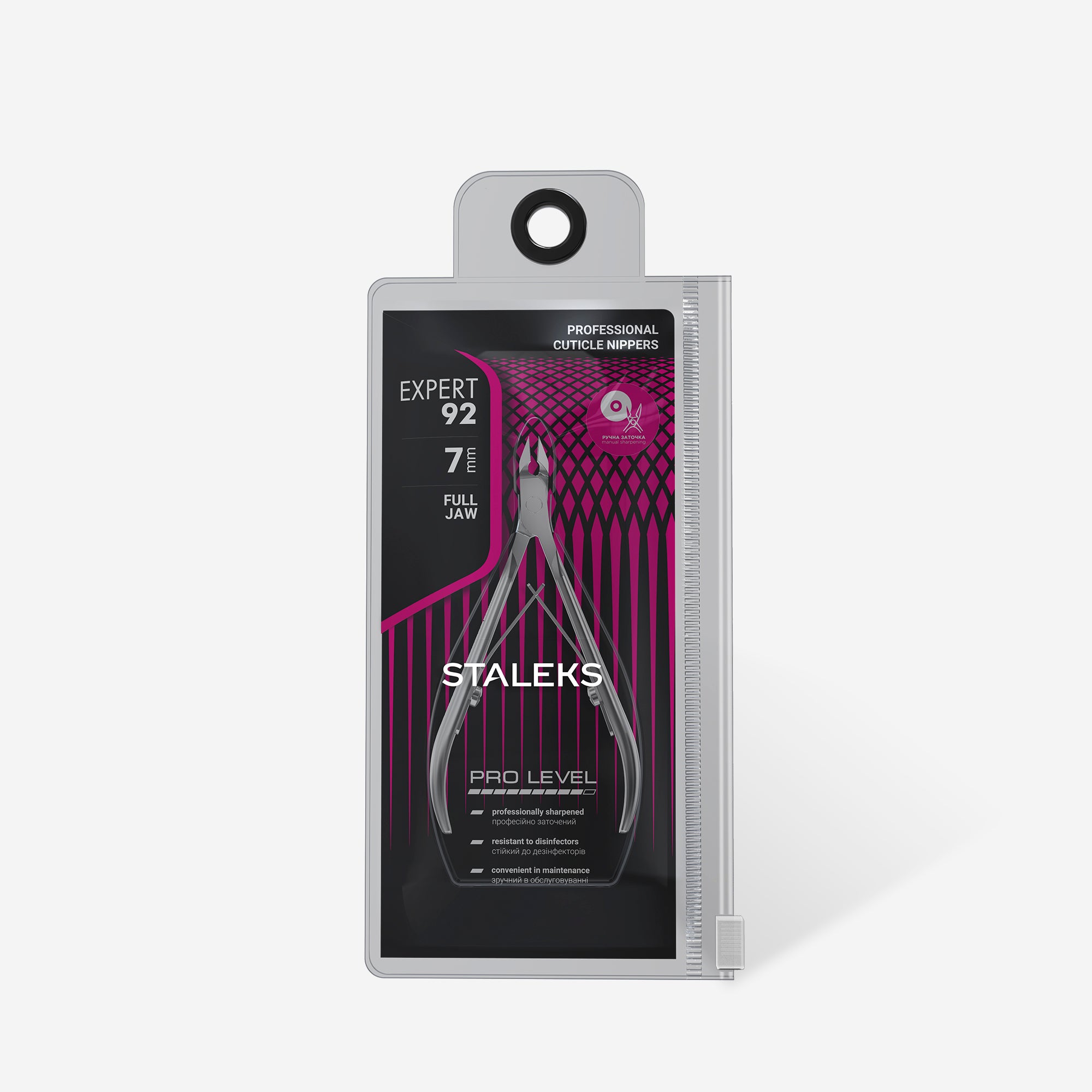 STALEKS EXPERT 92 Alicates profesionales para la piel, 7 mm