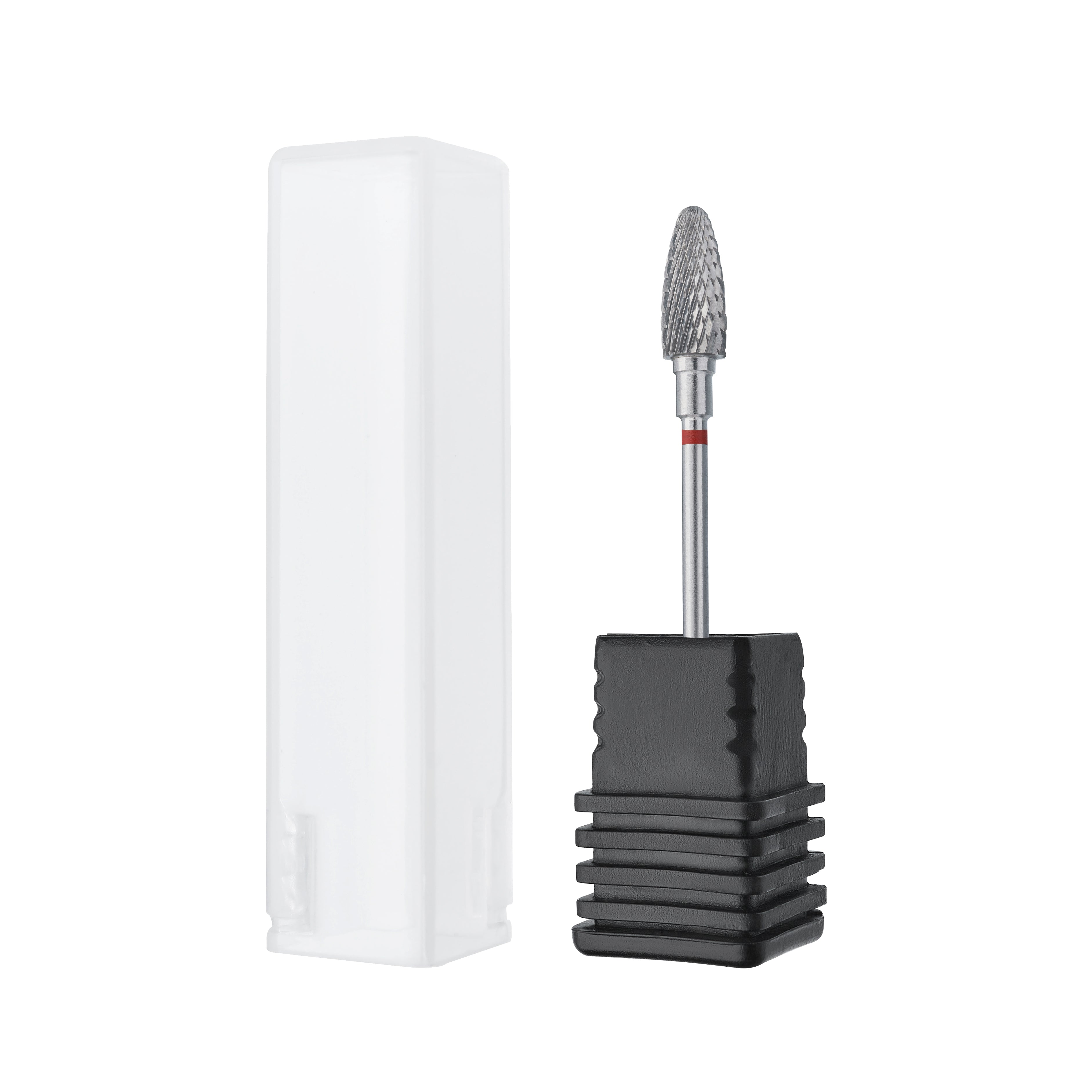 STALEKS EXPERT Fresa de metal duro tipo «maíz» roja, diámetro 6 mm, parte de trabajo 14 mm