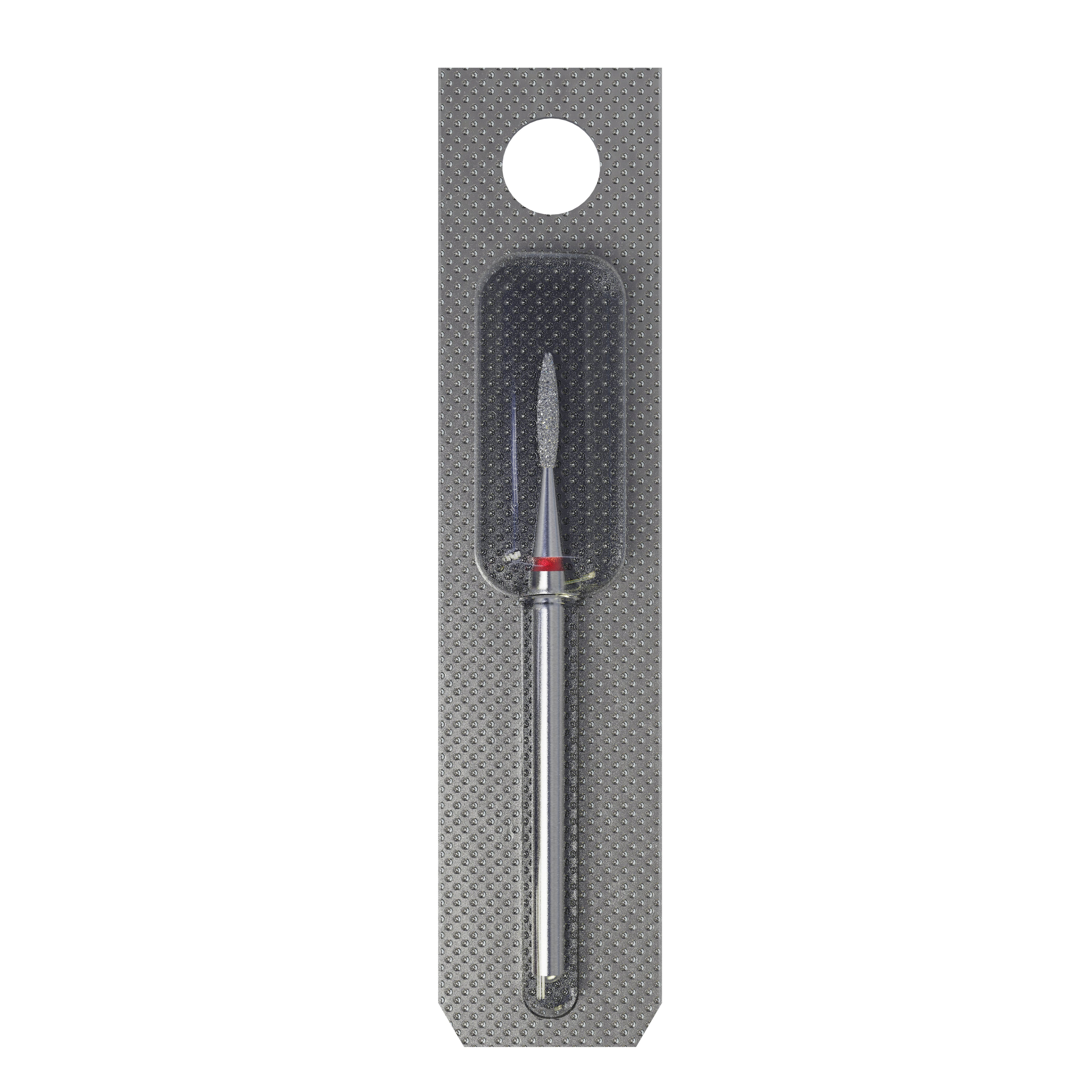STALEKS EXPERT Diamond nail drill bit flame red, head diameter 1,4 mm, working part 8 mm