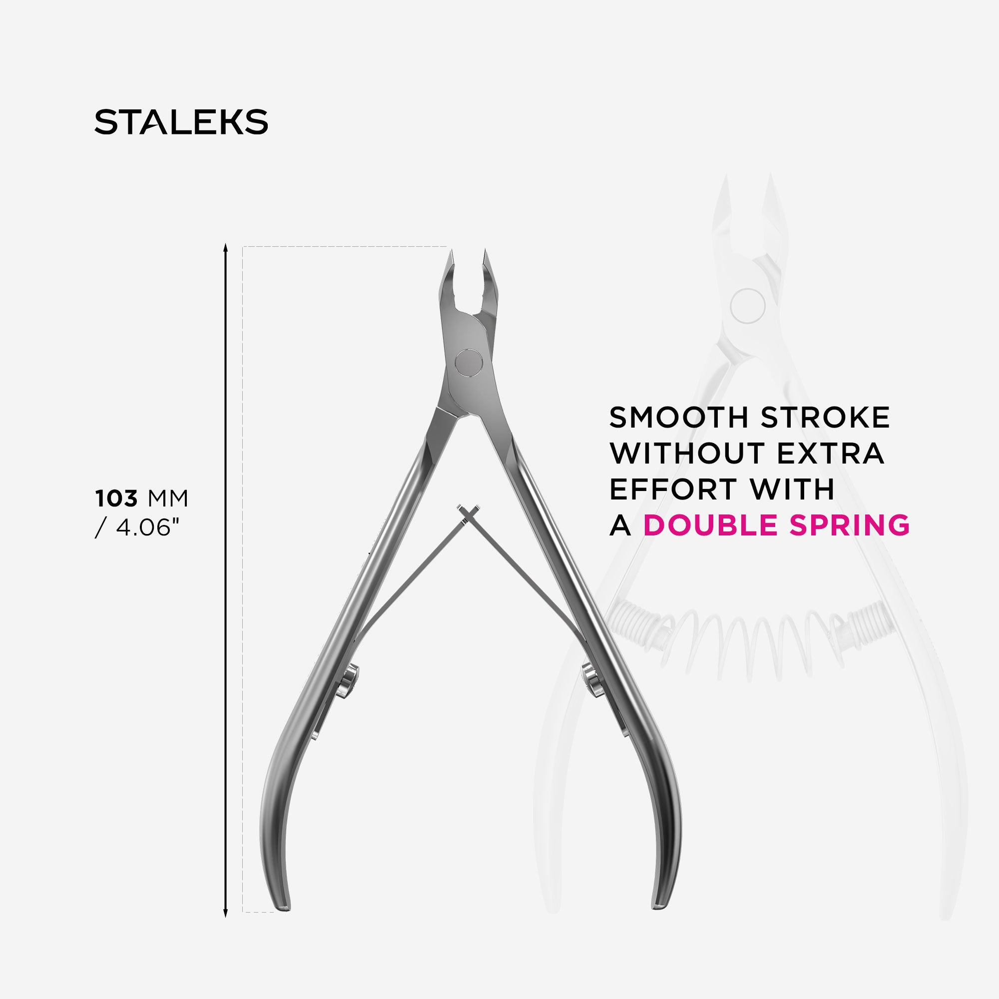 STALEKS EXPERT 92 Mini Professional cuticle nippers, 3 mm
