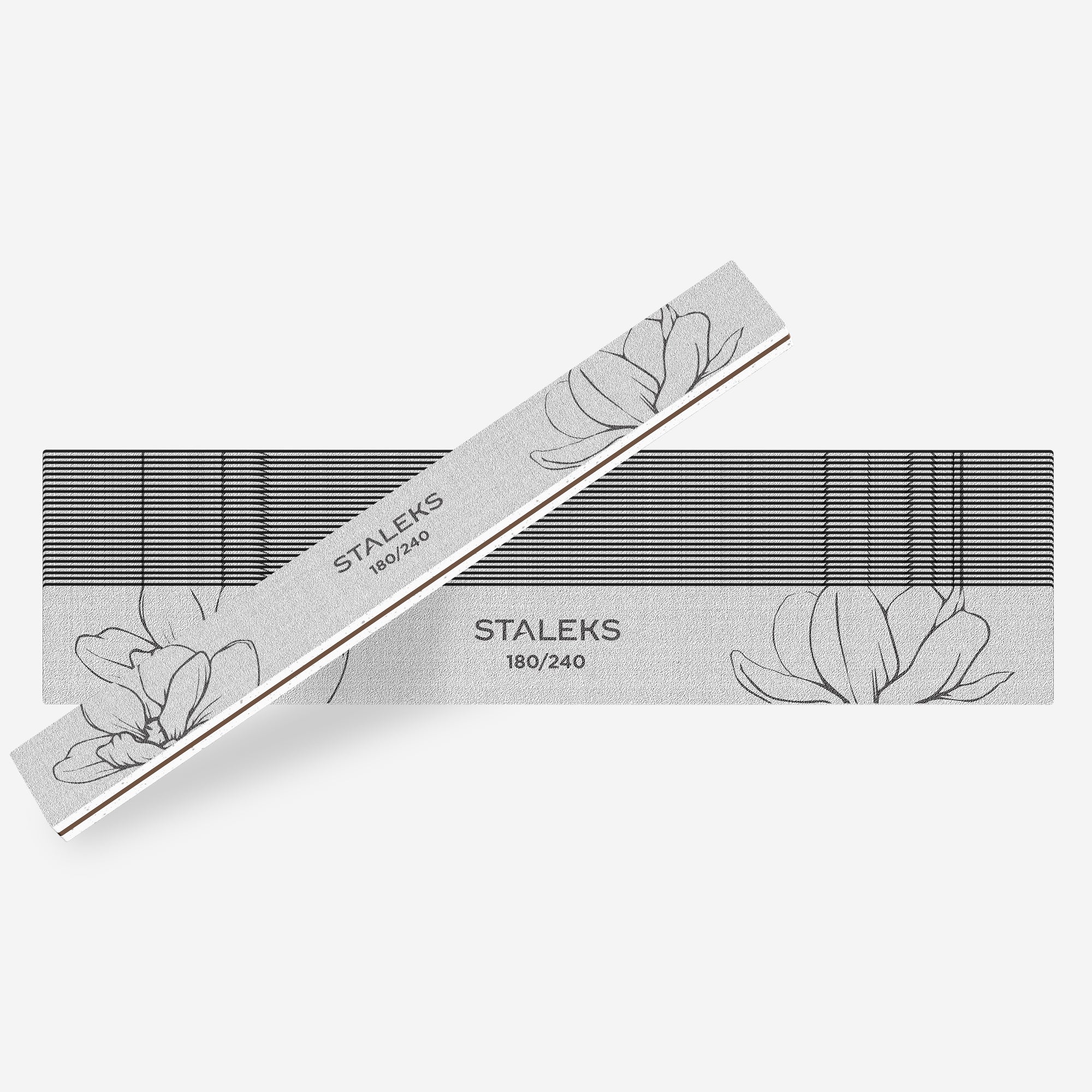 STALEKS EXPERT 20 Straight mineral nail file, 180/240 grit (25 pc)