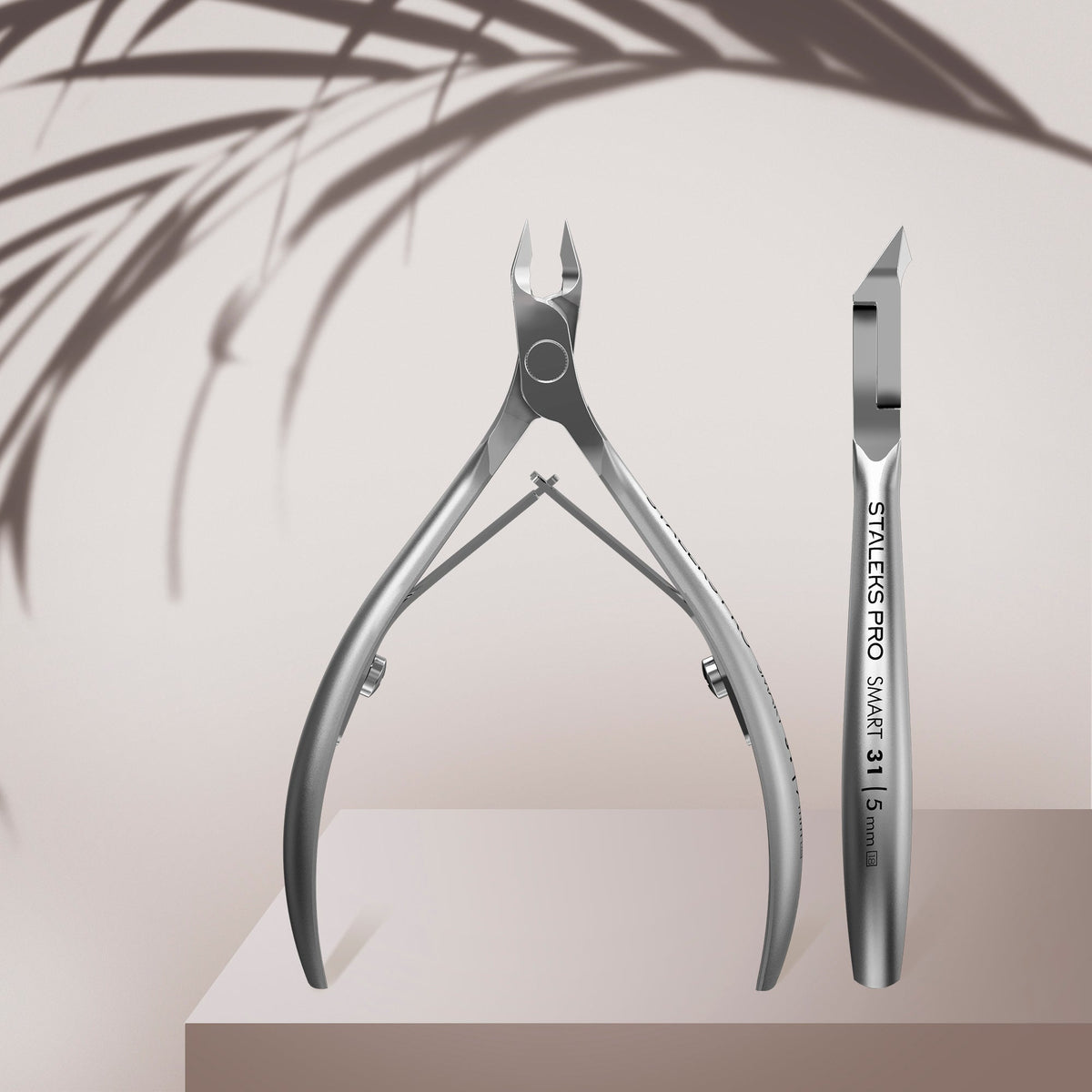 STALEKS SMART 31 Alicates profesionales para la piel, 5 mm