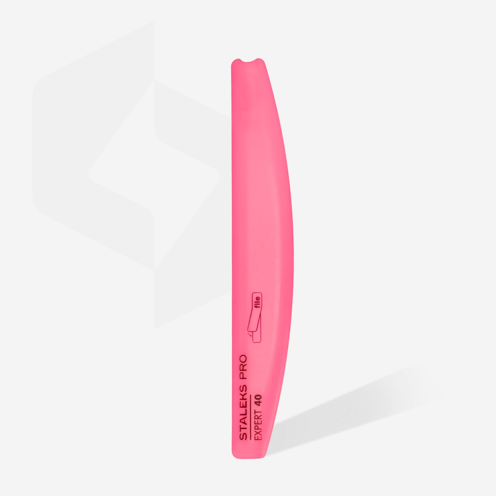 Lima de plástico inclinada, media luna (base) EXPERT 40