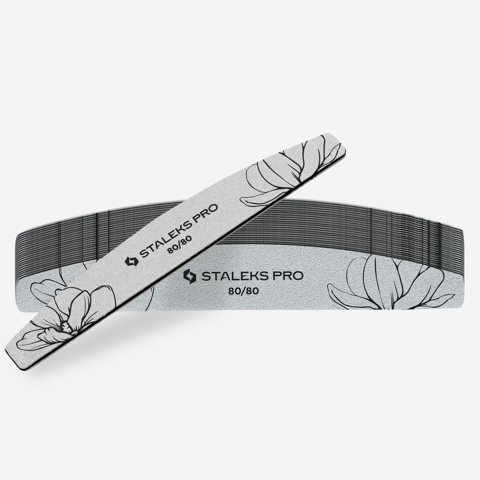 Crescent mineral nail file EXPERT 40, 80/80 grit (50 pcs)