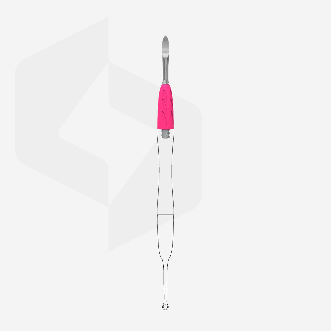 Working part of the pusher Combo UNIQ 19 nail cleaner pusher