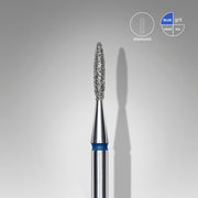 STALEKS EXPERT Fresa diamantada «Llama aguda» azul, diámetro 1,6 mm, parte de trabajo 8 mm