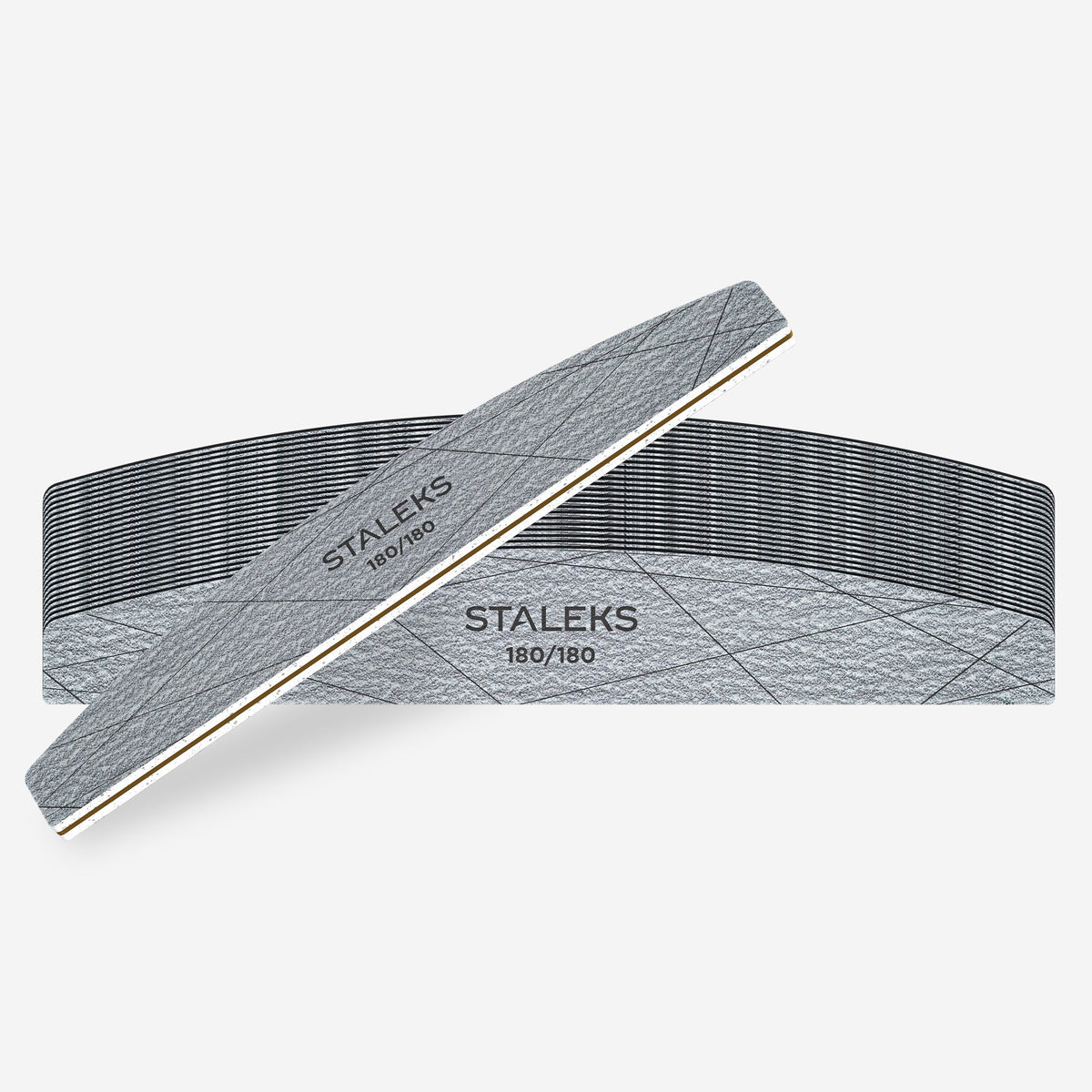 STALEKS SMART 40 Mineral nail file crescent 180/180 grit (25 pcs)