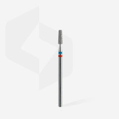 Diamond nail drill bit DUO cone red-blue EXPERT head diameter 2,5 mm / working part 8 mm