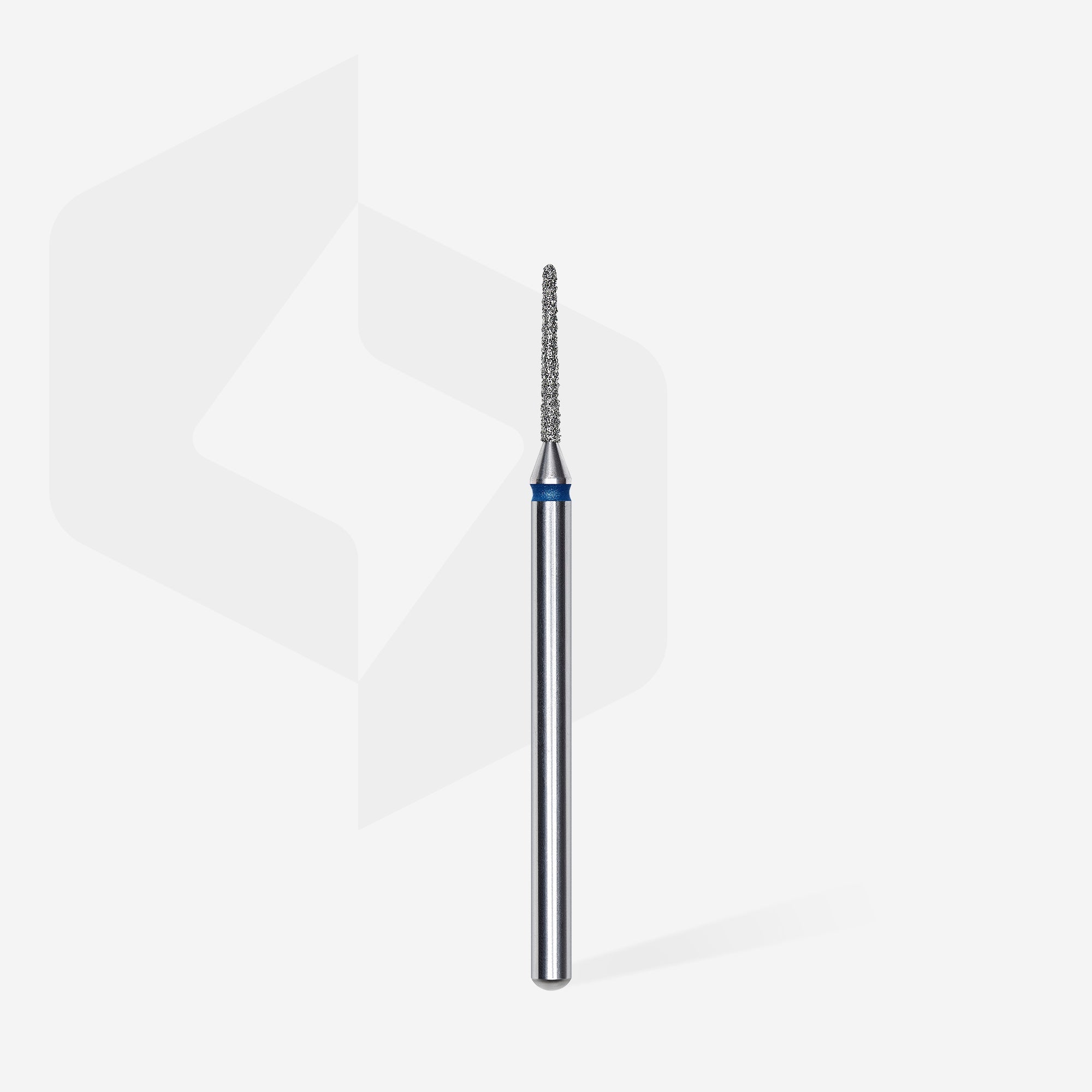 STALEKS EXPERT Diamond nail drill bit needle blue, head diameter 1 mm, working part 10 mm