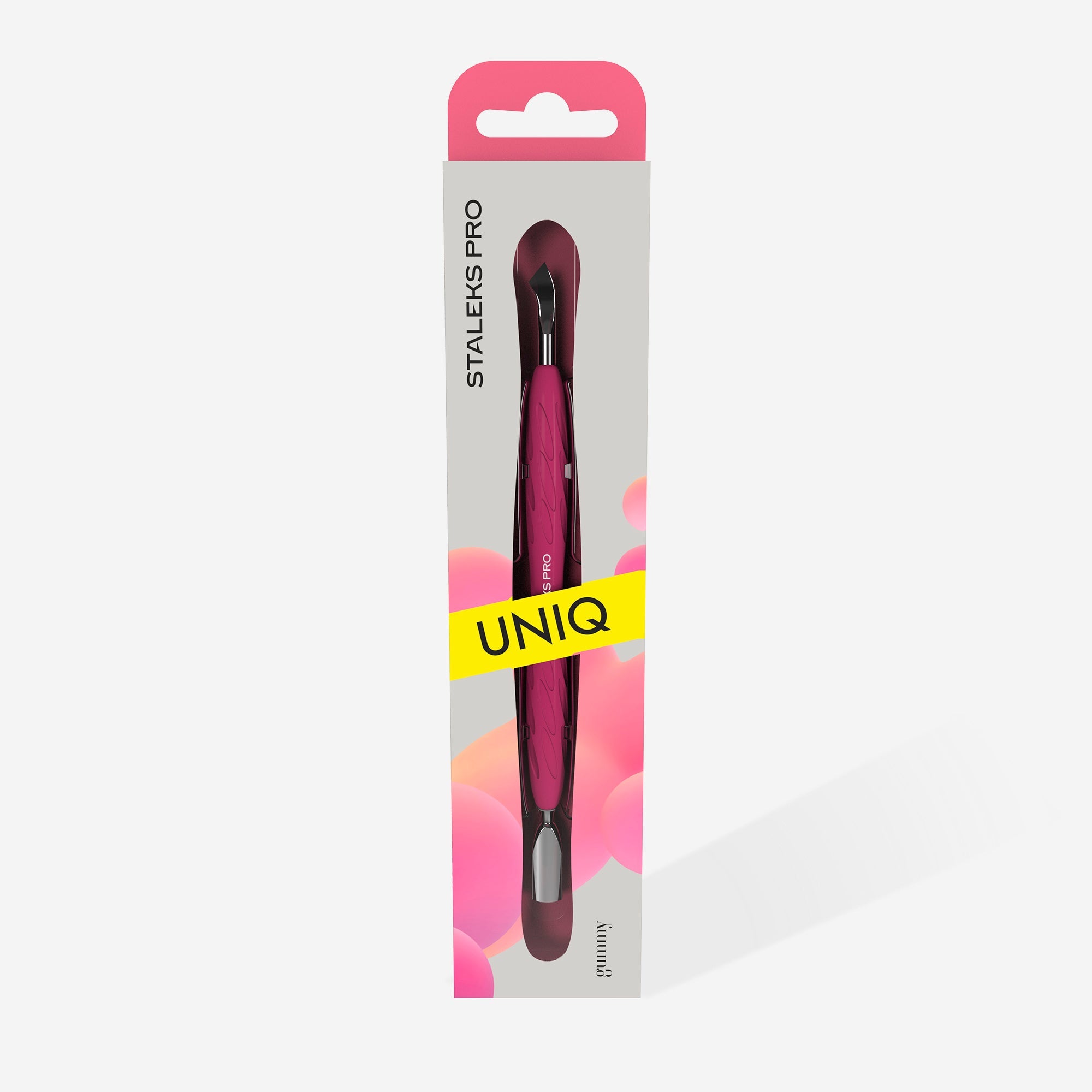 Cán đẩy da Gummy tay cầm silicon UNIQ 10 LOẠI 4.2 (đầu đẩy bo tròn bản hẹp và lưỡi cong).