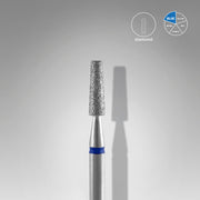 Mũi mài móng kim cương hình nón cụt EXPERT vạch xanh dương, đường kính đầu 2,5 mm, chiều dài đầu mài 8 mm