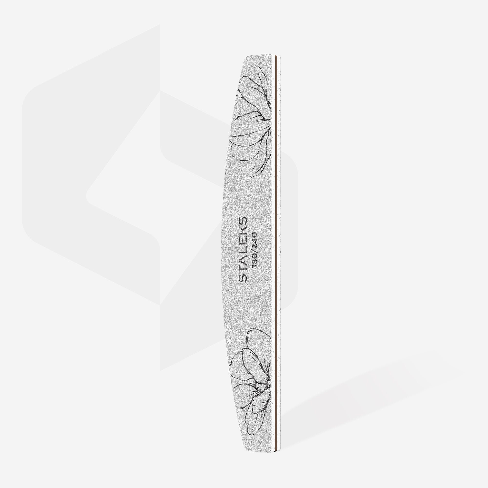 STALEKS EXPERT 40 Crescent mineral nail file, 180/240 grit (25 pc)