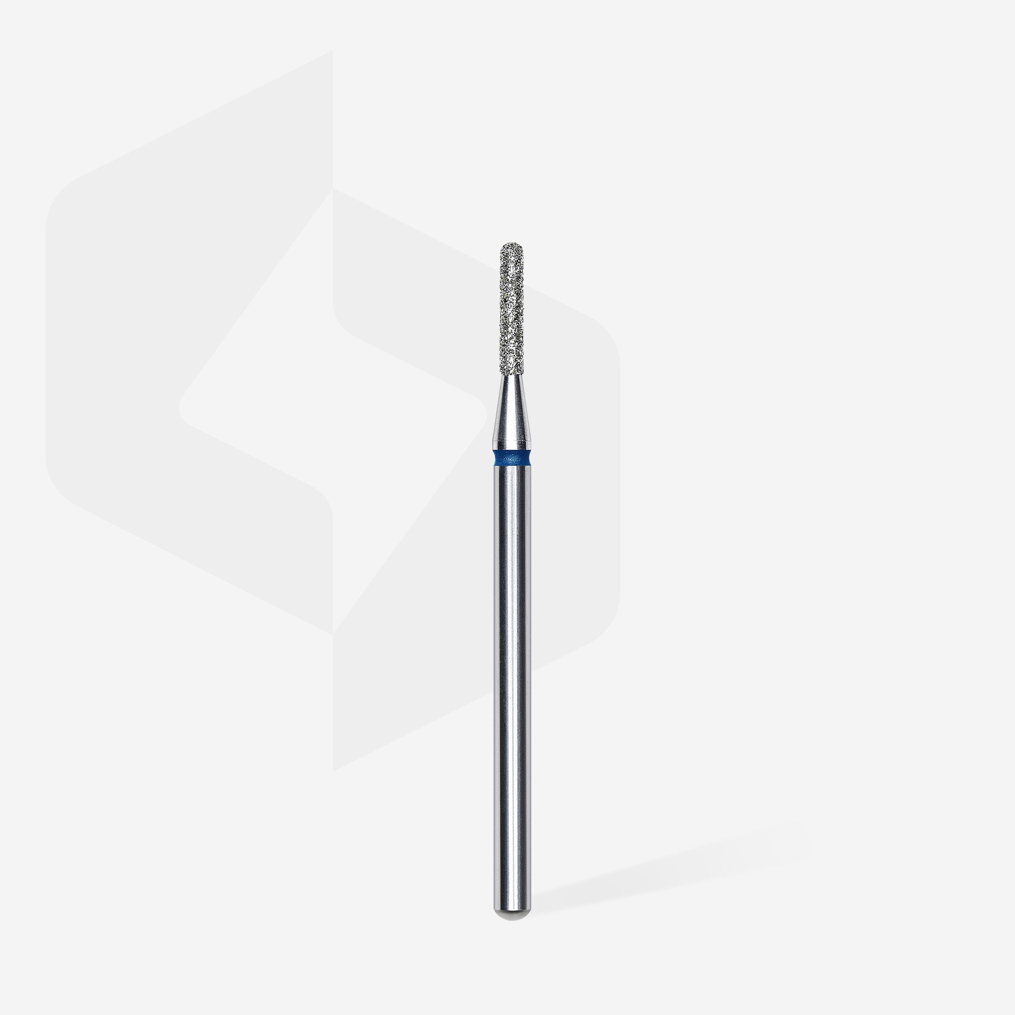STALEKS EXPERT Diamond nail drill bit rounded cylinder blue, head diameter 1,4 mm, working part 8 mm