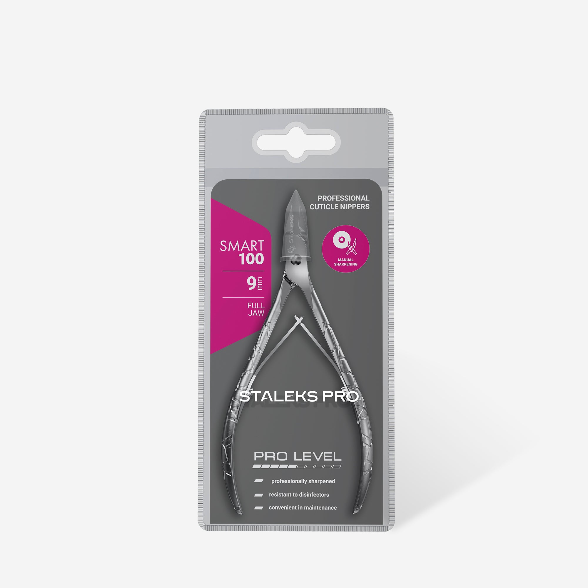 STALEKS SMART 100 Alicates profesionales para la piel, 8 mm