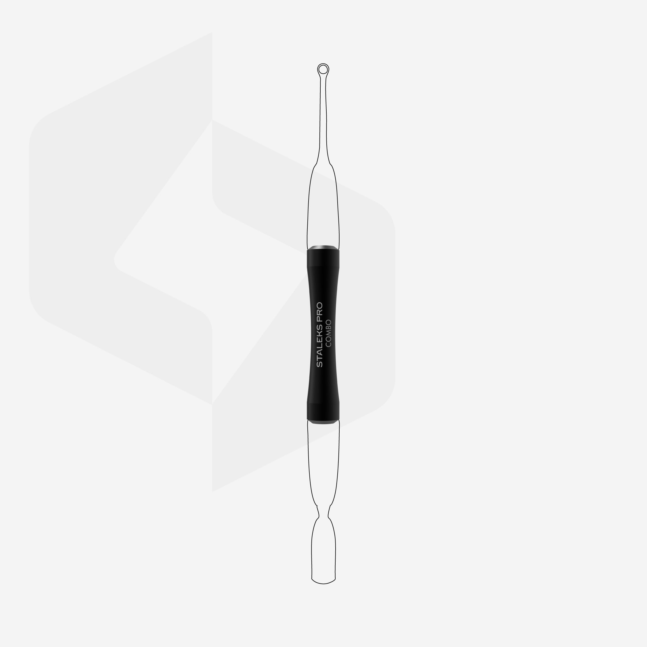 STALEKS UNIQ 10b Combo Mango del empujador para partes de trabajo reemplazables (negro)
