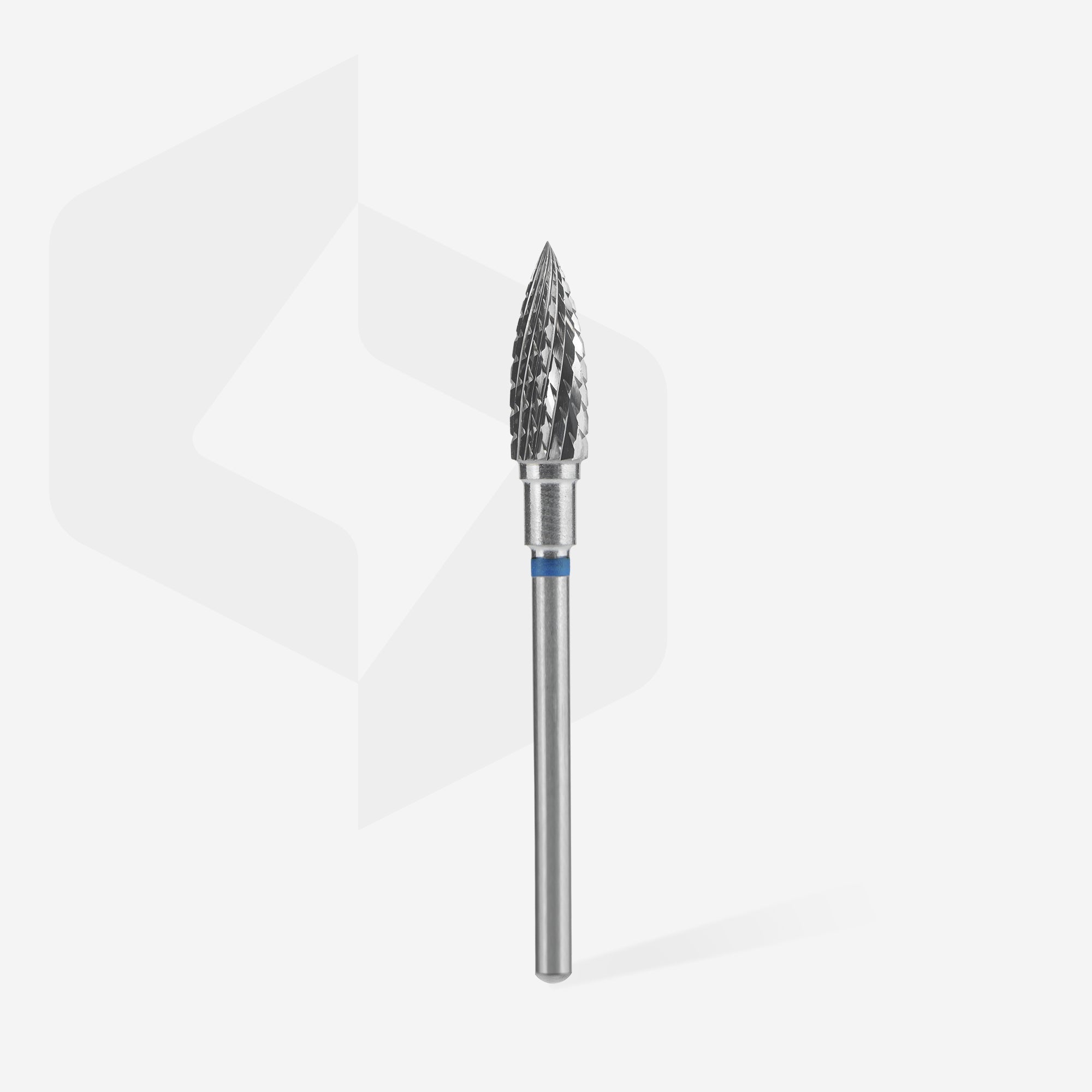 Carbide nail drill bit flame blue EXPERT head diameter 5 mm / working part 13,5 mm