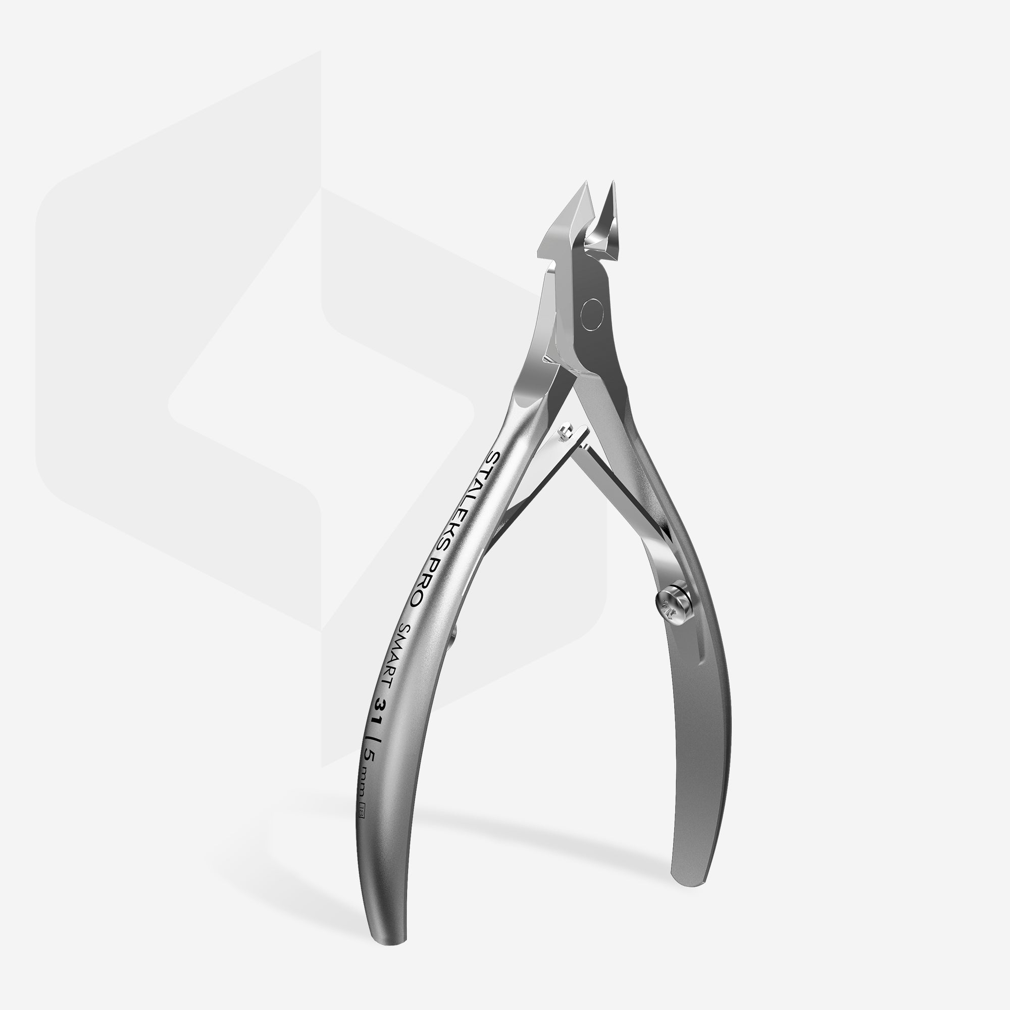 STALEKS SMART 31 Alicates profesionales para la piel, 5 mm