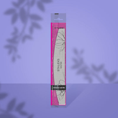 STALEKS EXPERT 40 Crescent mineral nail file, 100/100 grit (1 pc)