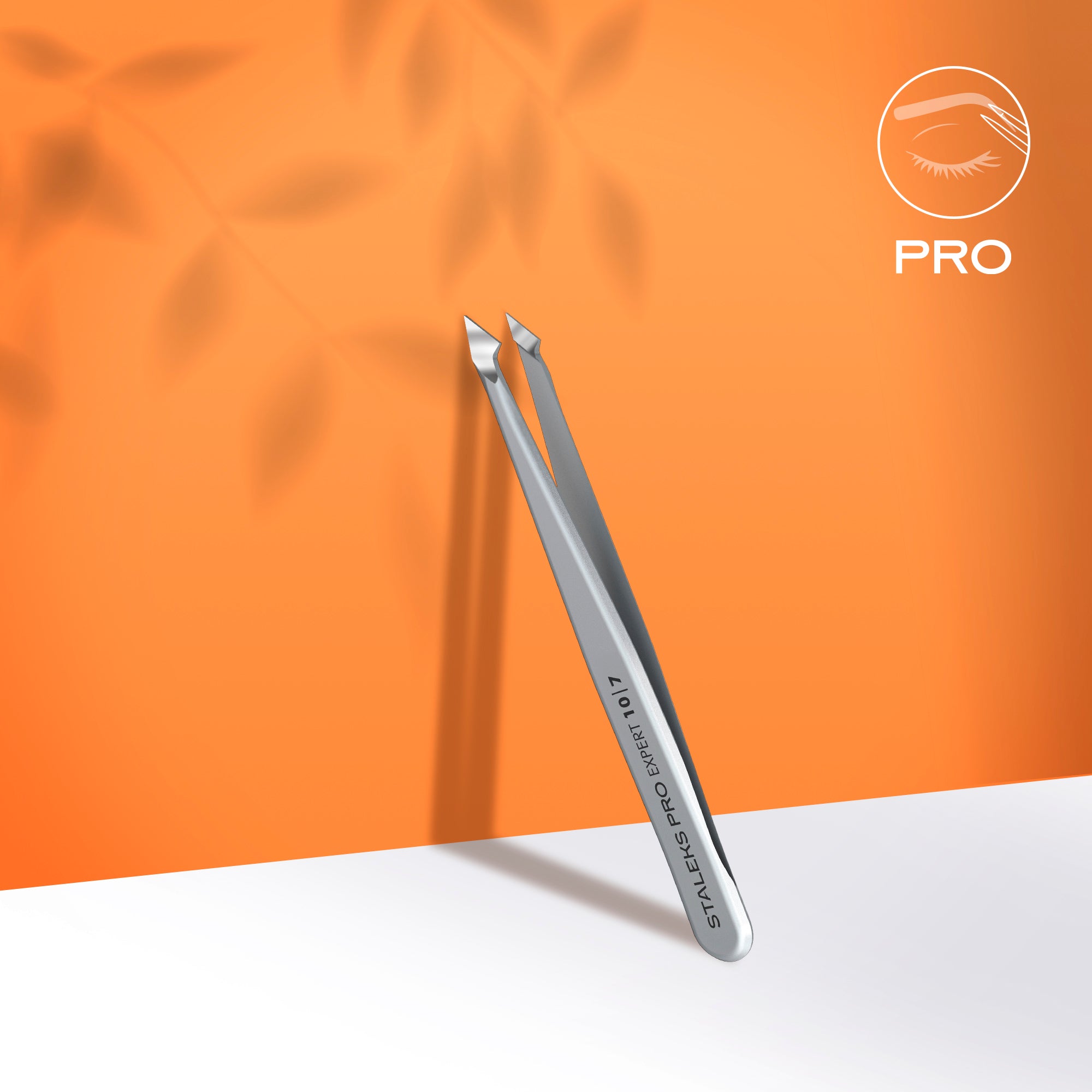 Pinzas para cejas EXPERT 10 TIPO 7 (punta inclinada)