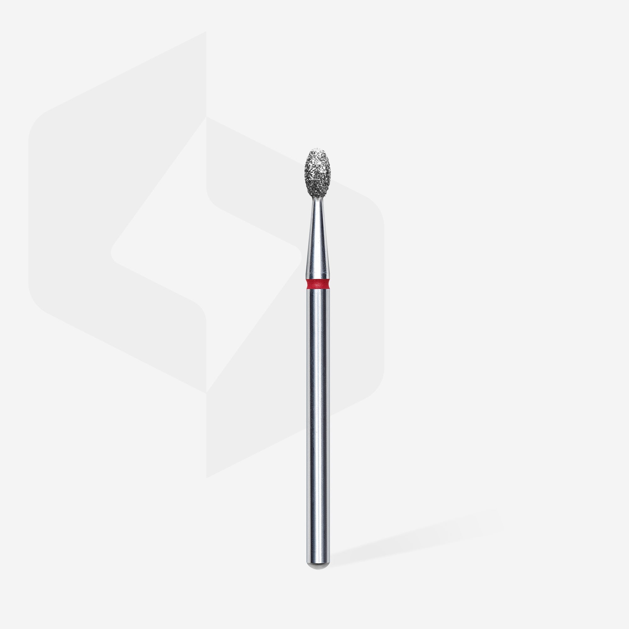STALEKS EXPERT Diamond nail drill bit olive red, head diameter 2,5 mm, working part 5 mm