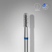 STALEKS EXPERT Fresa diamantada cilindro redondeado azul, diámetro 2,3 mm, parte de trabajo 6,5 mm