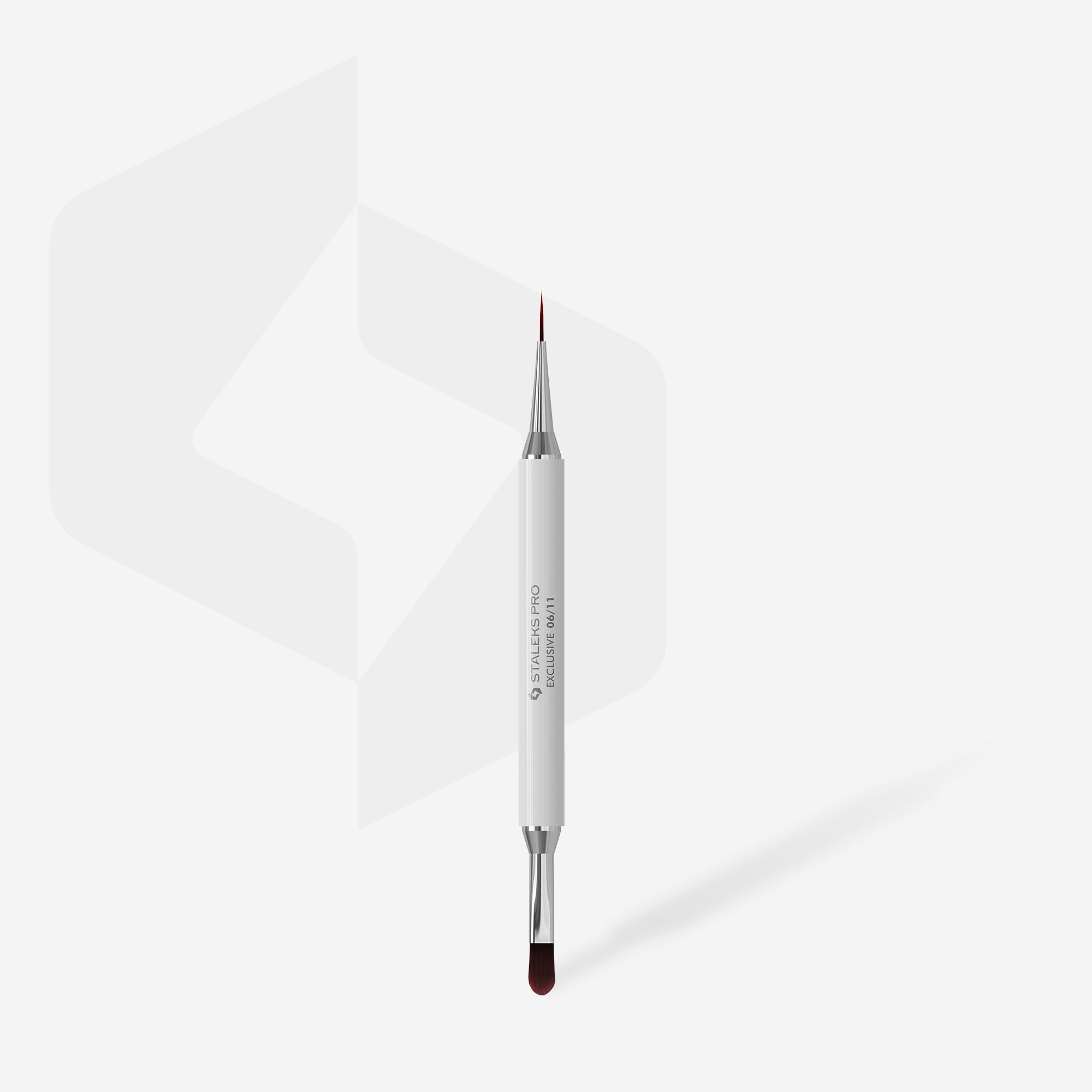 STALEKS EXCLUSIVE 06/11 Double-ended gel brush 11 mm / liner 12 mm