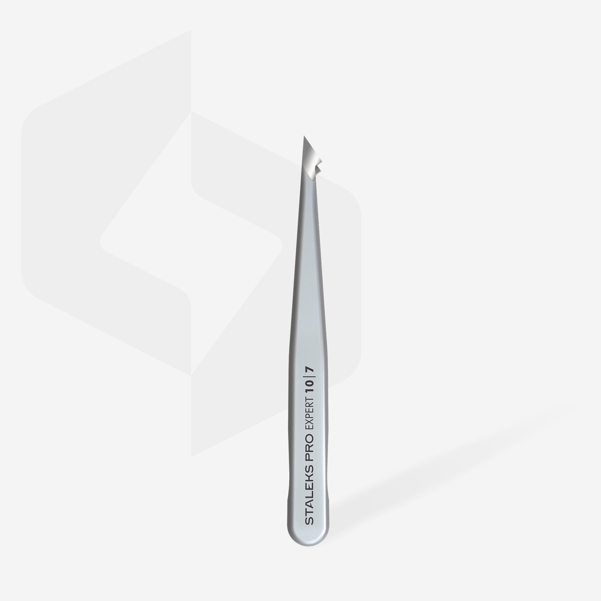 STALEKS EXPERT 10 TYPE 7 Pinzas profesionales para cejas biseladas y puntiagudas