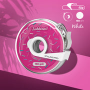 STALEKS EXPERT Donut Adhesive nail files for for straight base, 150 grit