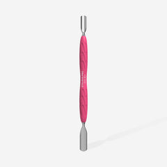 Manicure pusher Gummy  with silicone handle UNIQ 10 TYPE 1 (rounded wide and rounded narrow pusher)