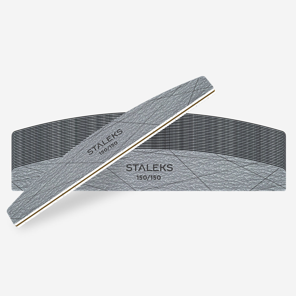 STALEKS SMART 40 Mineral nail file crescent 150/150 grit (25 pcs)