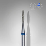STALEKS EXPERT Fresa diamantada «Llama» azul, diámetro 1,6 mm, parte de trabajo 8 mm