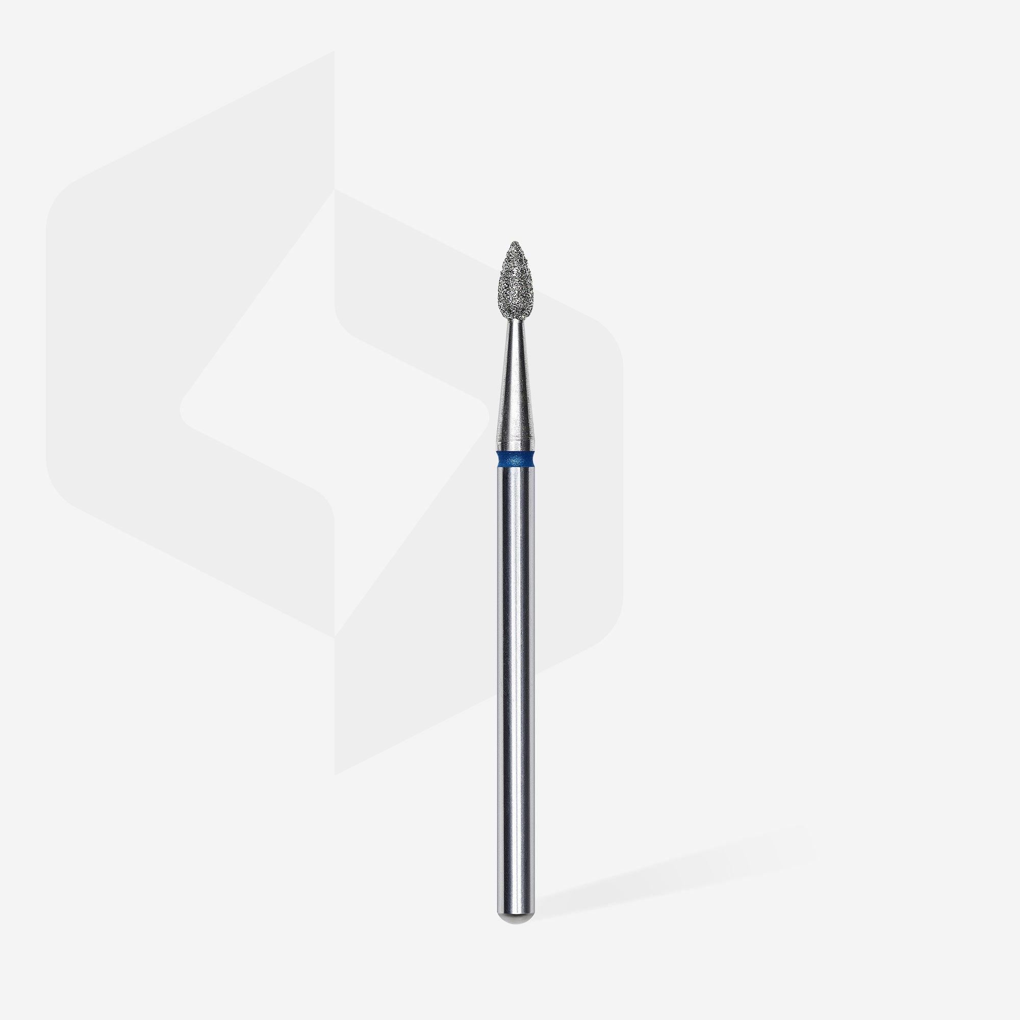 STALEKS EXPERT Diamond nail drill bit drop blue, head diameter 2,3 mm, working part 5 mm