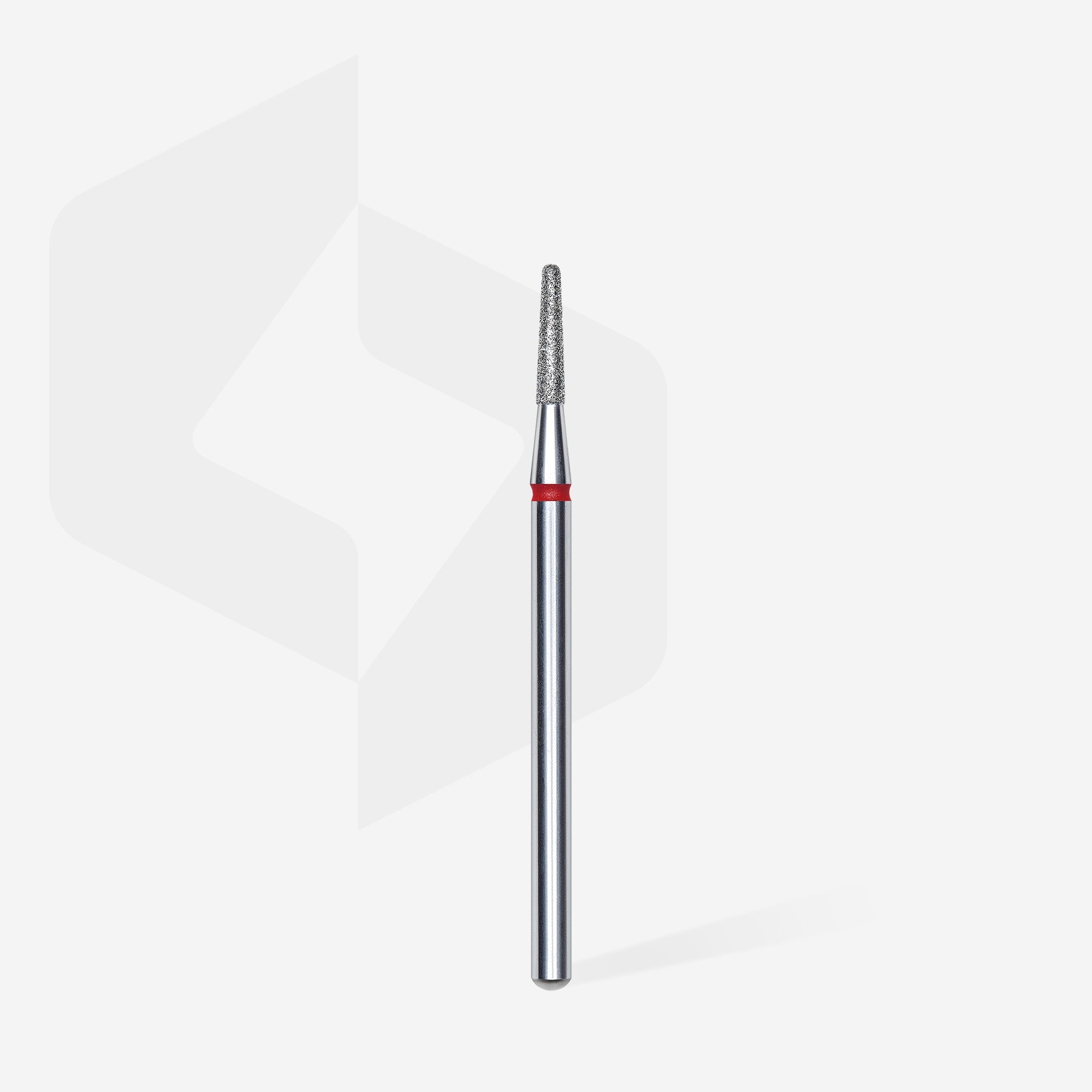 STALEKS EXPERT Diamond nail drill bit frustum red, head diameter 1,8 mm, working part 8 mm