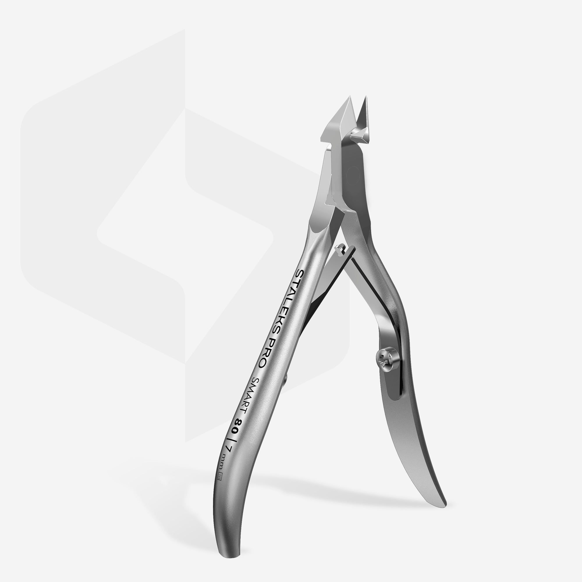 STALEKS SMART 80 Alicates profesionales para la piel, 7 mm