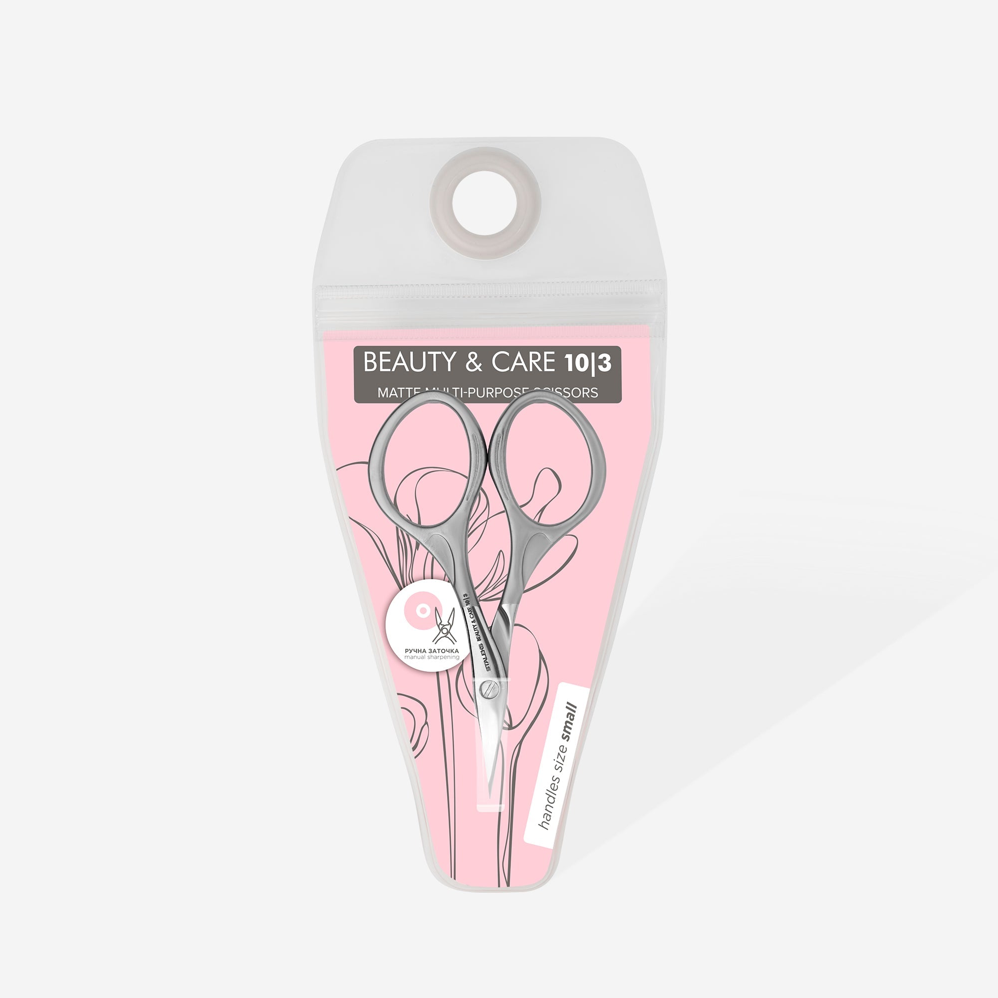 Matte multipurpose scissors BEAUTY & CARE 10 TYPE 3