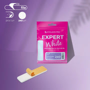 Miếng dũa trắng dùng một lần cho dũa móng ngắn (Dũa mài) EXPERT 51, độ nhám 180 grit (10 miếng).
