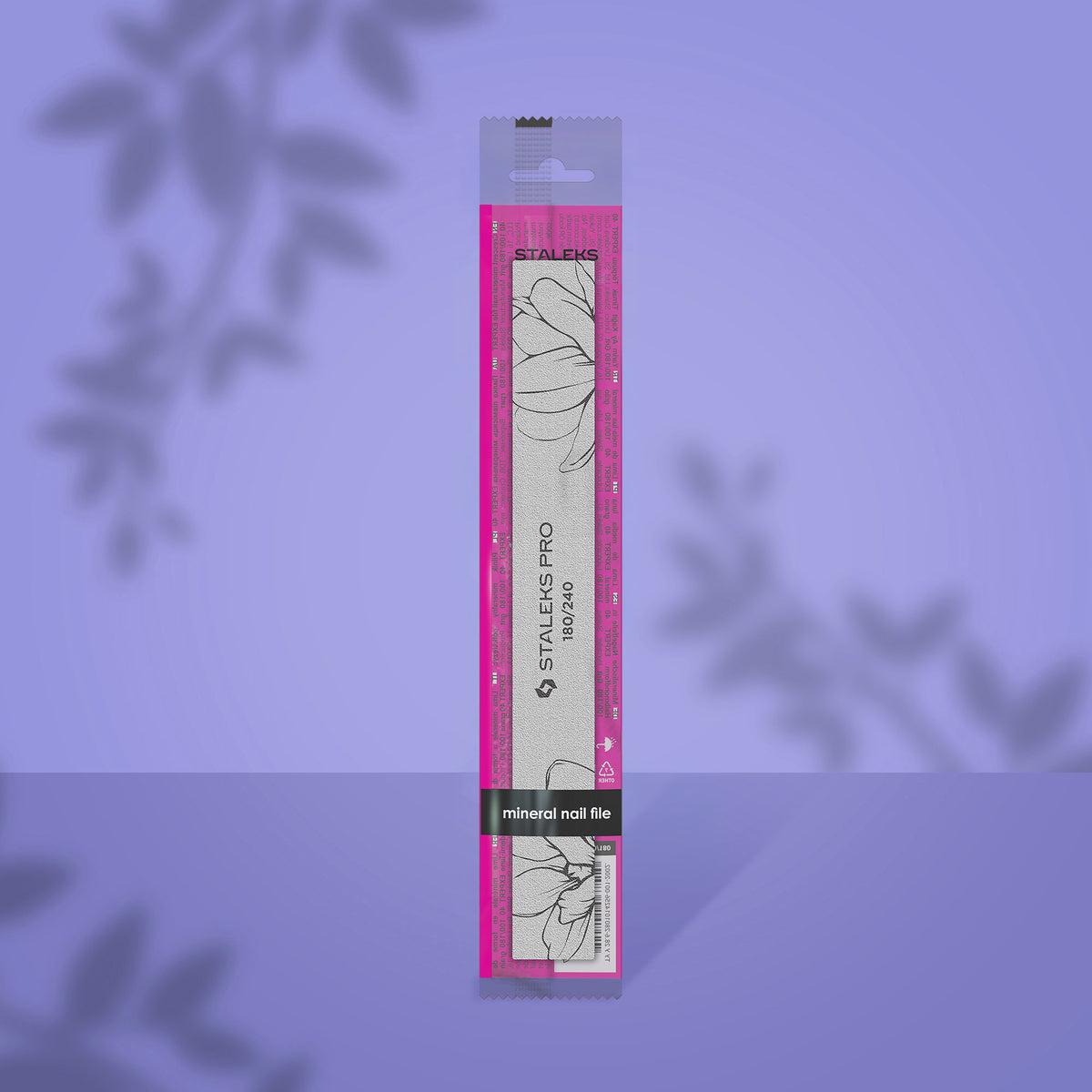 STALEKS EXPERT 20 Straight mineral nail file, 180/240 grit (1 pc)