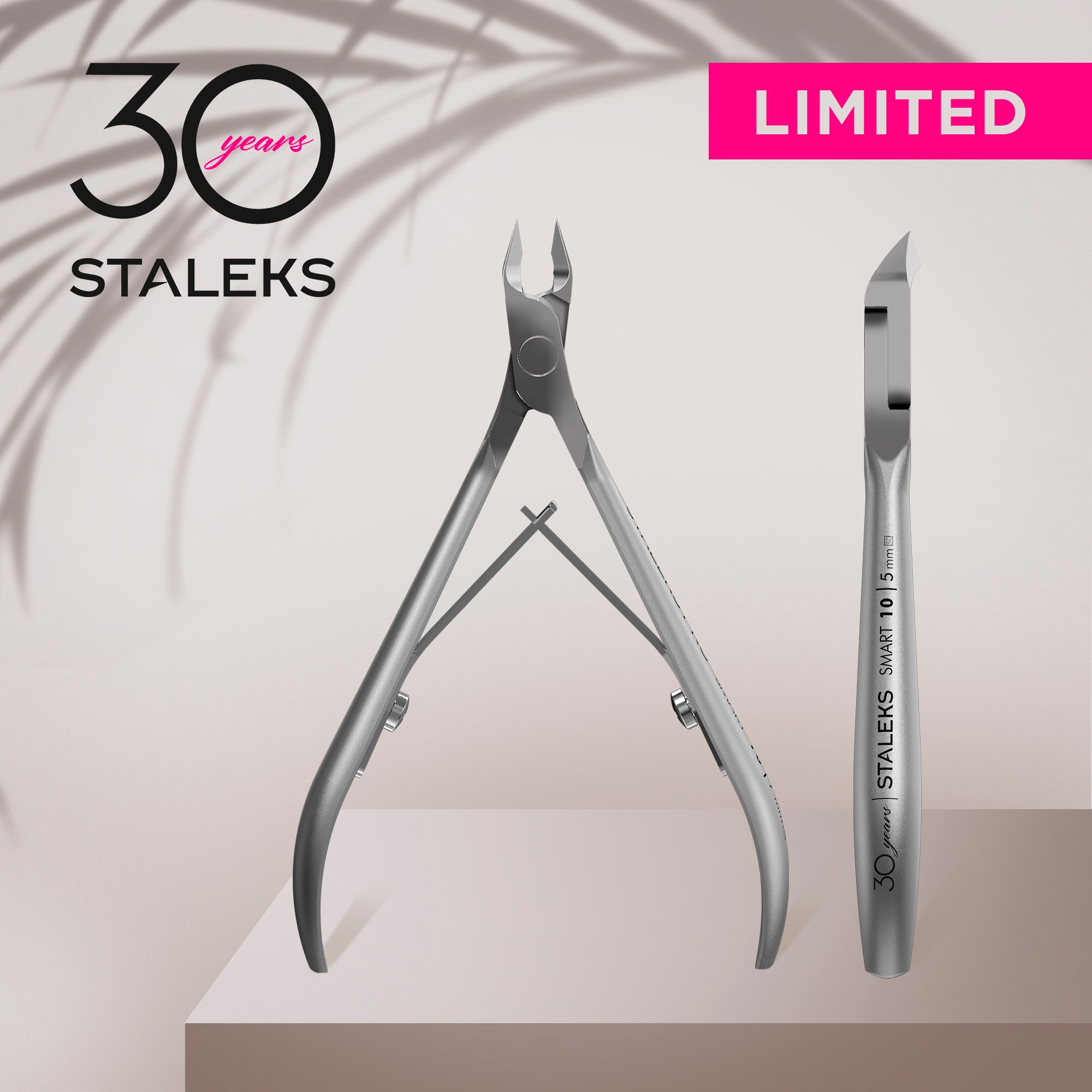 STALEKS SMART 10 Alicates profesionales para la piel, 5 mm